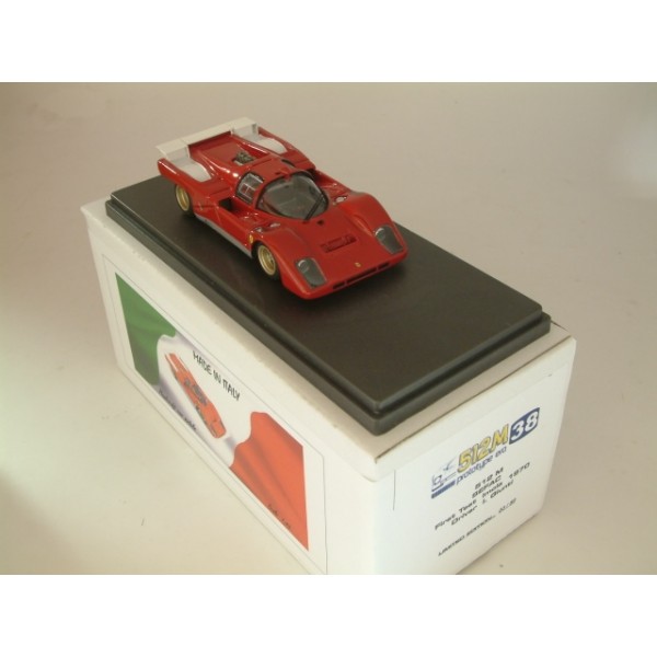 Ferrari 512 M Sefac First Test IMOLA 1970 I. Giunti - Built 1:43